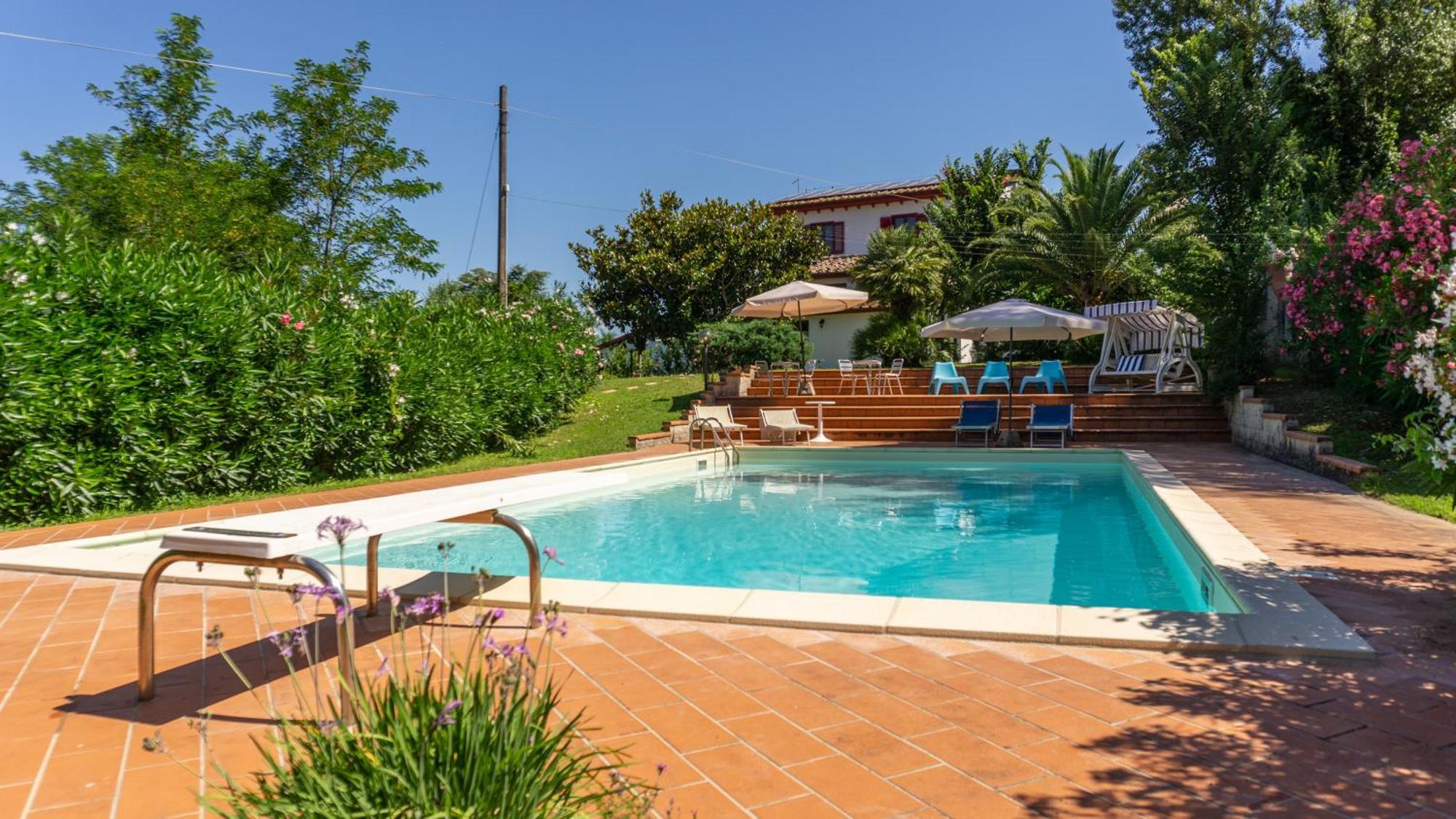 Villa Nerone B&B Lorenzana Exterior foto